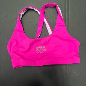Pink Sports Bra